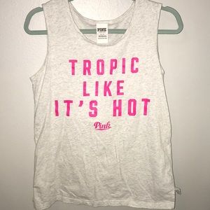 Victoria’s Secret PINK tank top.